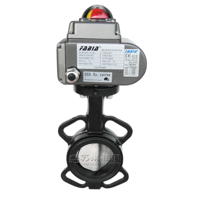 意大利 FABIA 电动衬胶蝶阀